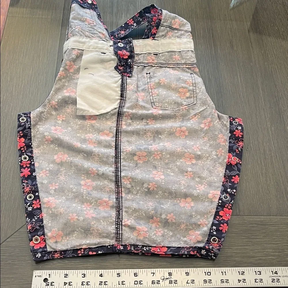 OshKosh B'Gosh Baby Girls' Print Overalls (Baby) Floral - 18 Months V-Back